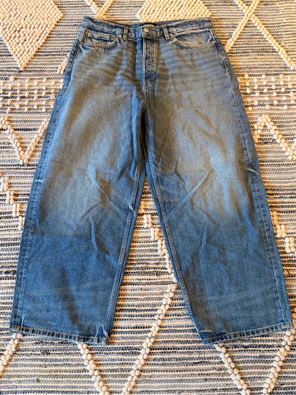 EB Denim Light Blue Straight Jeans